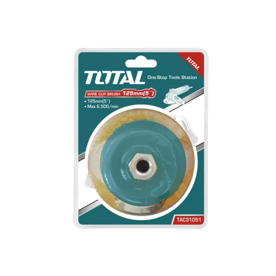 Wire brush with cup 125mm Wire brush with cup 125mm