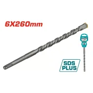 ﻿Drill bit 6x260mm SDS Plus 