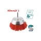 Nylon brush with cup 50 mm Nylon brush with cup 50 mm
