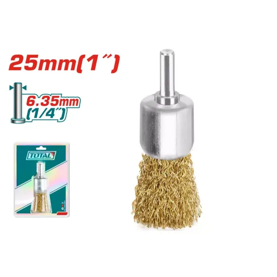Wire brush with cup 24 mm Wire brush with cup 24 mm