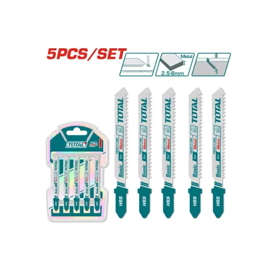 Jigsaw blade set for metal 50mm Jigsaw blade set for metal 50mm