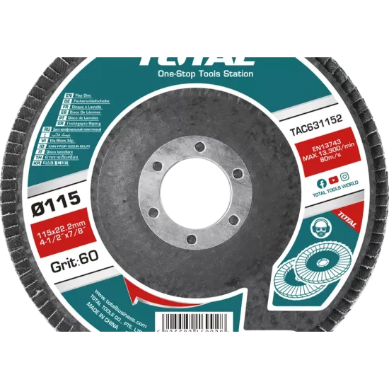 Flap disc 115*22  mm / P60