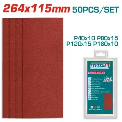 Sandpaper set 50 pcs 115mm