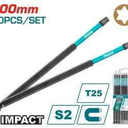 T25 impact screwdriver 200mm bits set 10pcs