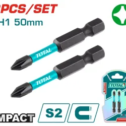 Impact screwdriver bits set 2pcs 50mm