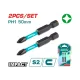 Impact screwdriver bits set 2pcs 50mm Impact screwdriver bits set 2pcs 50mm