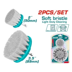 Set of soft brush nozzels 2 pcs.