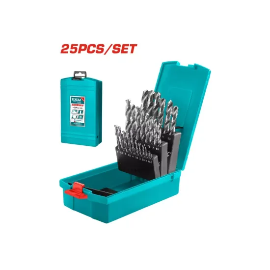 HSS twist drill bit set 25pcs HSS twist drill bit set 25pcs