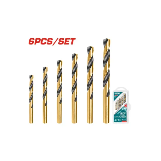 HSS twist drill bit set 6pcs HSS twist drill bit set 6pcs