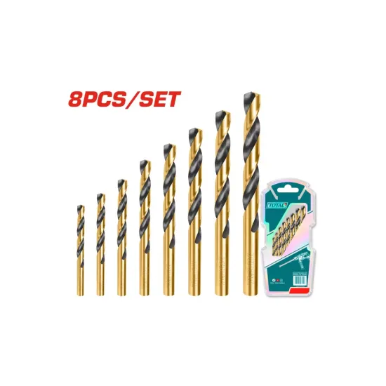 HSS twist drill bit set 8pcs HSS twist drill bit set 8pcs