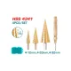 Step drill bit set 4 pcs Step drill bit set 4 pcs