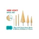 Step drill bit set 3 pcs Step drill bit set 3 pcs