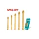 Glass drill bits set 5pcs Glass drill bits set 5pcs