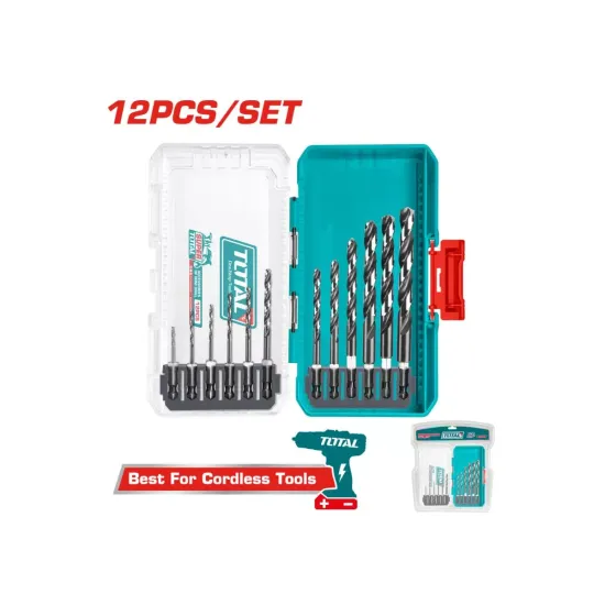 HSS drill bit set 12pcs HSS drill bit set 12pcs