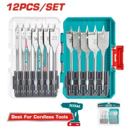 Flat drill set 12 pieces
