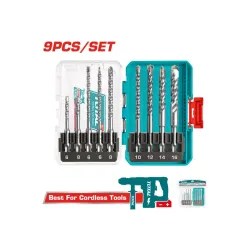 Drill bits set SDS plus 9pcs