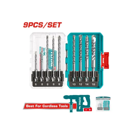 Drill bits set SDS plus 9pcs Drill bits set SDS plus 9pcs