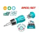 Stubby screwdriver set 8 in 1 Stubby screwdriver set 8 in 1