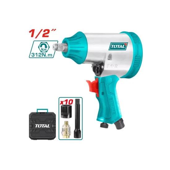 Pneumatic impact wrench 312 Nm/6.3 bar - 1/2 inch Pneumatic impact wrench 312 Nm/6.3 bar - 1/2 inch