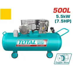 Air oil belt compressor 500 L / 5.5 kW (three-phase)