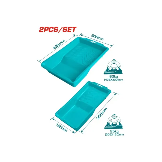 Paint roller tray set 2pcs Paint roller tray set 2pcs