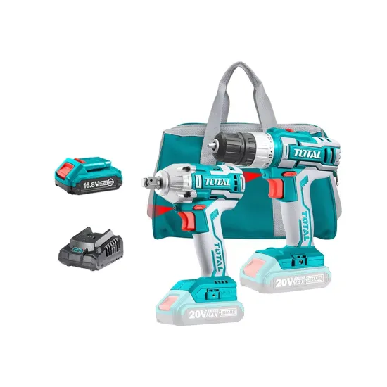 Cordless Impact wrench and Drill - Screwdriver 20 V, 2A Cordless Impact wrench and Drill - Screwdriver 20 V, 2A
