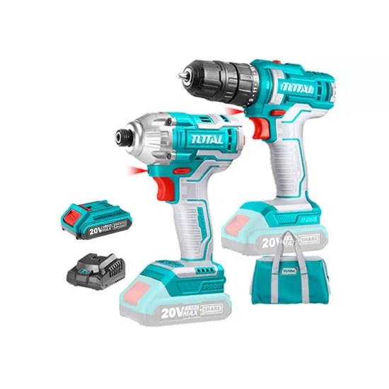 Screwdriver and Wrench kit 20V with 2 batteries Screwdriver and Wrench kit 20V with 2 batteries