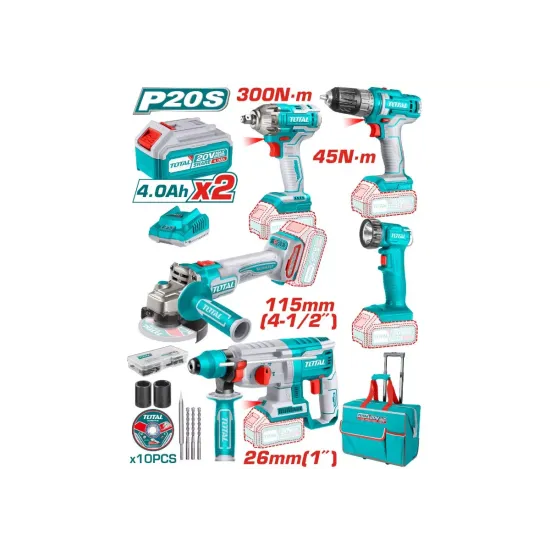 5 Pcs Lithium-Ion industrial combo kit 5 Pcs Lithium-Ion industrial combo kit