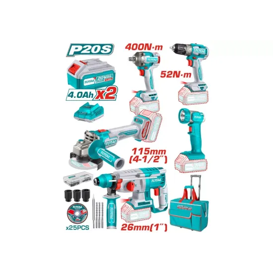 5 Pcs Lithium-Ion industrial combo kit 5 Pcs Lithium-Ion industrial combo kit