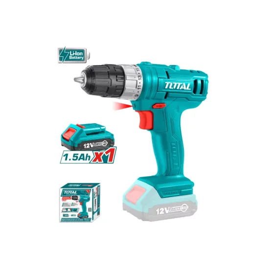 Cordless Drill - Screwdriver 12V/1.5A/ 20Nm Cordless Drill - Screwdriver 12V/1.5A/ 20Nm