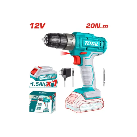 Screwdriver 12V / 1.5Ah / with battery and charger Screwdriver 12V / 1.5Ah / with battery and charger