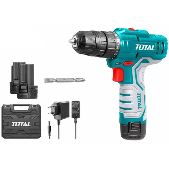 Cordless Drill - Screwdriver 12V/1.5 A/20 Nm + 2 battery Cordless Drill - Screwdriver 12V/1.5 A/20 Nm + 2 battery
