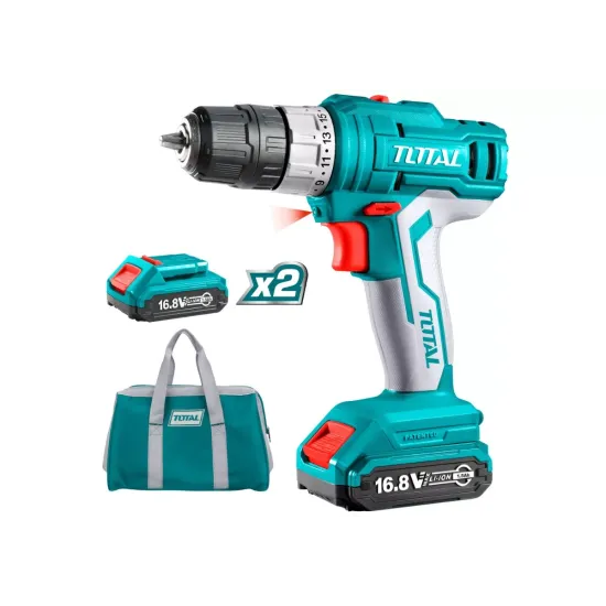 Cordless Drill - Screwdriver / 16.8V / 1.5A / 28Nm / +1 Battery Cordless Drill - Screwdriver / 16.8V / 1.5A / 28Nm / +1 Battery