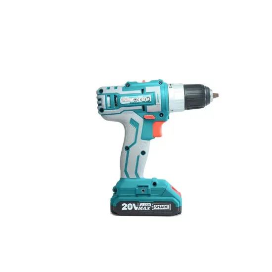 Cordless Drill - Screwdriver / 20V / 2A / 45Nm /+1 Battery / INDUSTRIAL