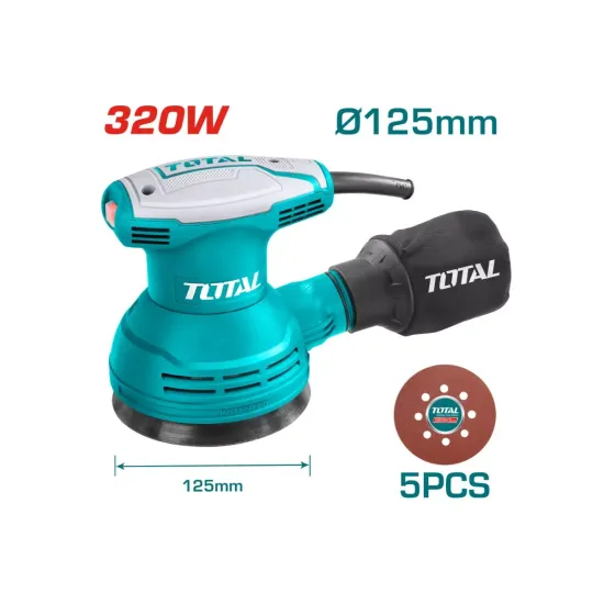 Eccentric sander / 320 W / 12000 rpm/ INDUSTRIAL Eccentric sander / 320 W / 12000 rpm/ INDUSTRIAL