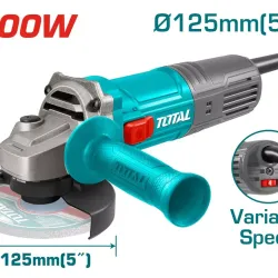 Angle grinder/900W/125mm/With speed controller/INDUSTRIAL