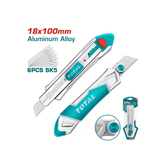Retractable knife with aluminum body Retractable knife with aluminum body