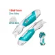 Knife with retractable trapezoidal blade Knife with retractable trapezoidal blade