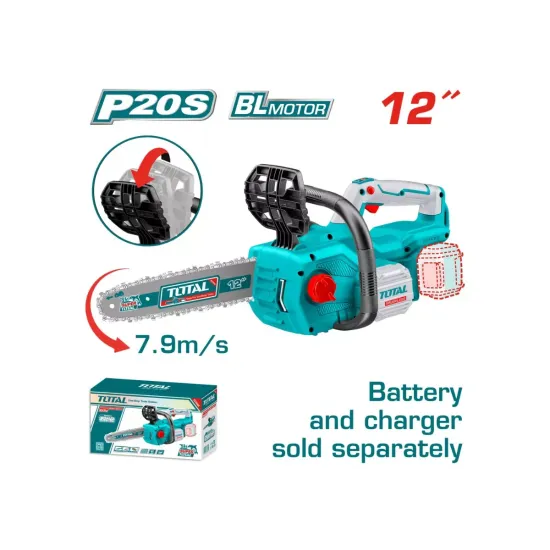 Li-Ion Chainsaw 20V / 2A - 4A / 900W Li-Ion Chainsaw 20V / 2A - 4A / 900W