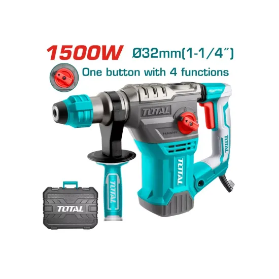 Electric Rotary Hammer/SDS Plus/1500 W/5,5 J/Metal cover /4 functions/INDUSTRIAL Electric Rotary Hammer/SDS Plus/1500 W/5,5 J/Metal cover /4 functions/INDUSTRIAL