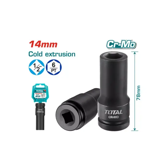 Impact deep socket head 14mm Impact deep socket head 14mm
