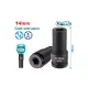 Impact deep socket head 14mm Impact deep socket head 14mm