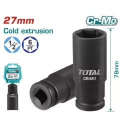Impact deep socket head 27mm