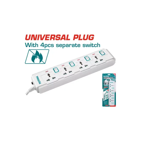 Extension Socket 4 places, 3 m Extension Socket 4 places, 3 m