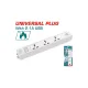 Extension Socket 3 places, 3 m /2 USB 2.1A Extension Socket 3 places, 3 m /2 USB 2.1A