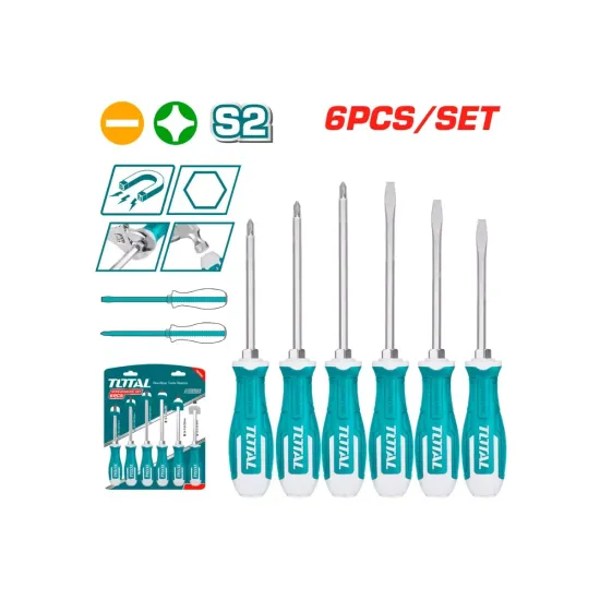 Impact screwdriver set - 6 Piece Impact screwdriver set - 6 Piece