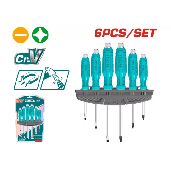 Impact Screwdriver Set - 6 Pcs Impact Screwdriver Set - 6 Pcs