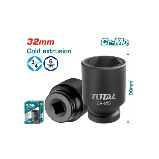 Impact socket head 32mm - 3/4" Impact socket head 32mm - 3/4"
