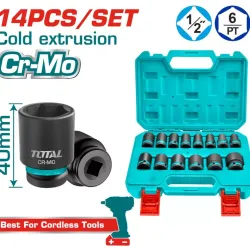 14pcs impact socket set 1/2inch
