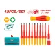 Interchangeable Insulated Screwdriver Set 12pcs Interchangeable Insulated Screwdriver Set 12pcs